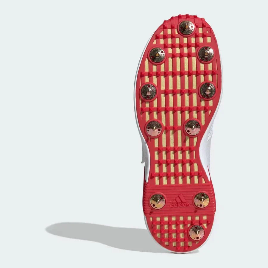 Adidas Adipower Vector 2025 Range Cricket Shoes - Red and Gold - Image 3