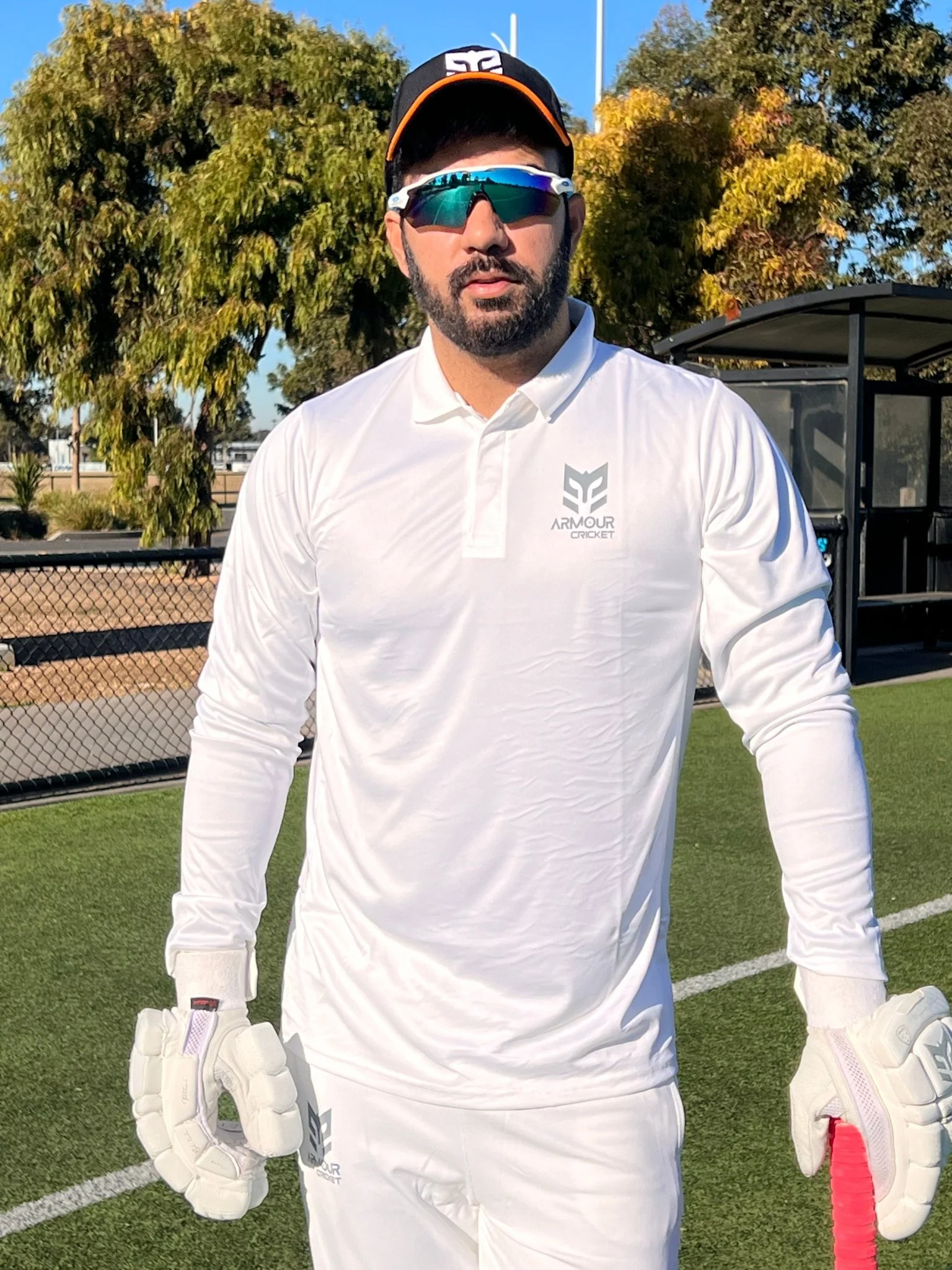 Armour Players Cricket Long Sleeve Shirt/Jersey (Cricket White) - Image 3
