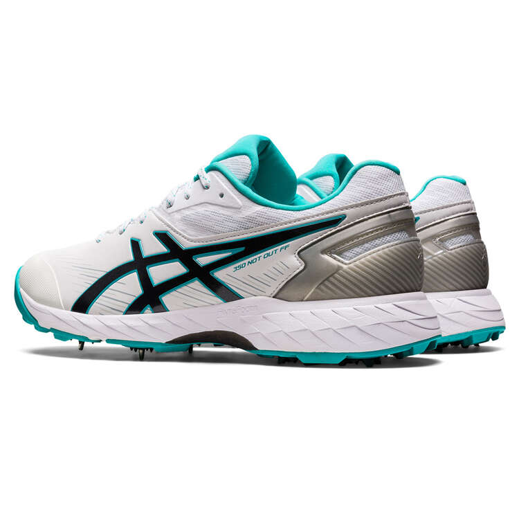 Asics GEL 350 Not Out Spike Cricket Shoes- White Sea Glass - Image 2