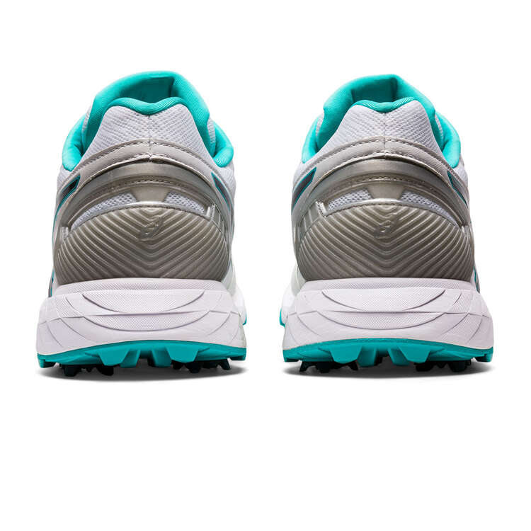 Asics GEL 350 Not Out Spike Cricket Shoes- White Sea Glass - Image 4
