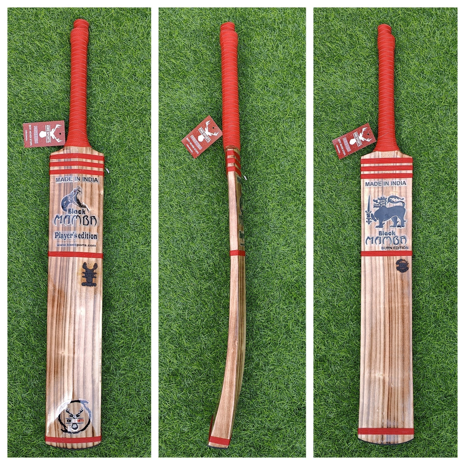 Black Mamba – Burn Edition | Hard Tennis Bat for Precision Power