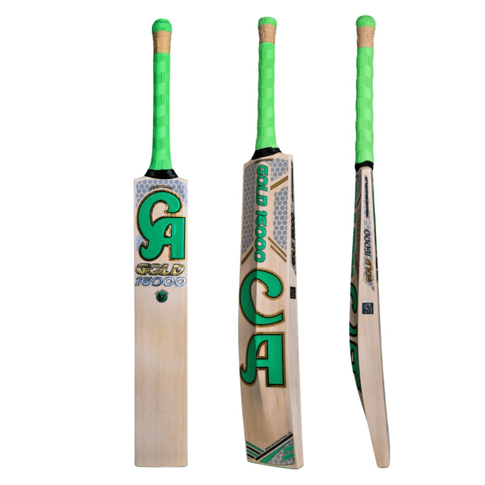 CA 16000 Gold English Willow Grade 1 Cricket Bat - SH