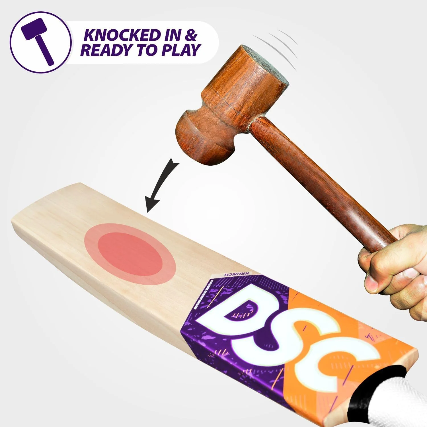 DSC KRUNCH 2.0 David Warner English Willow Cricket Bat 2023-2024 Edition - Image 6