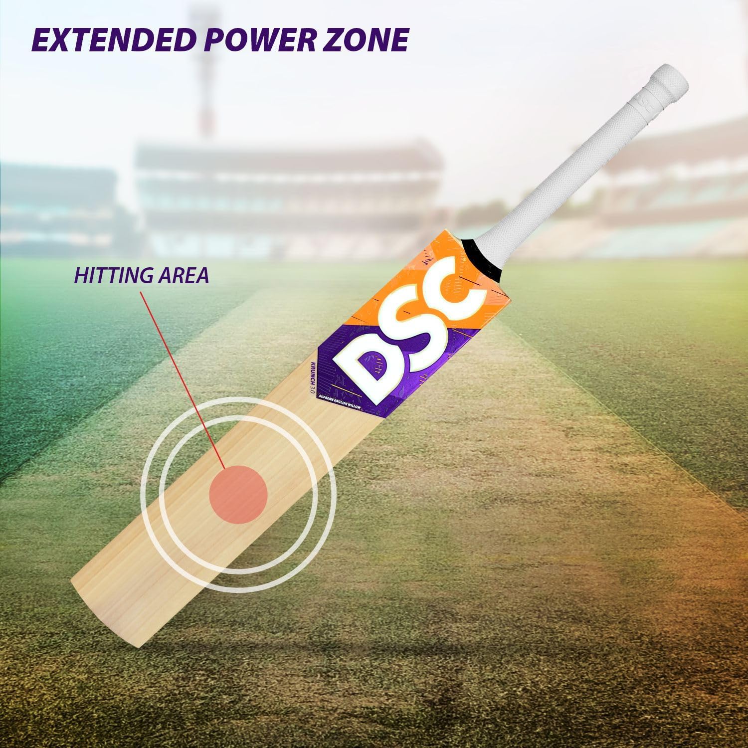 DSC KRUNCH 2.0 David Warner English Willow Cricket Bat 2023-2024 Edition - Image 7