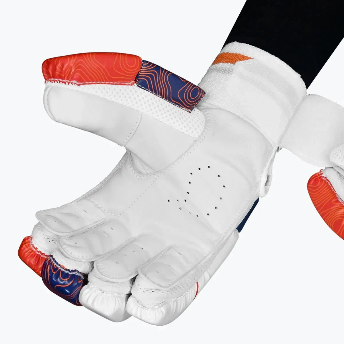 DSC Attitude Batting Gloves (Red/Blue) - Image 4
