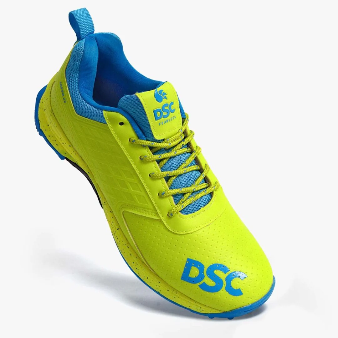 DSC Jaffa 22 Rubber Spike Cricket Shoes - Yellow - Image 2