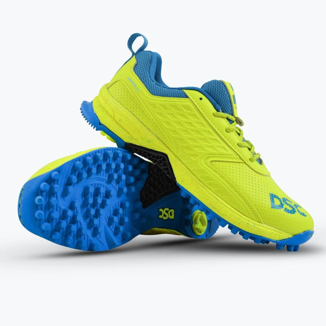 DSC Jaffa 22 Rubber Spike Cricket Shoes - Yellow - Image 6