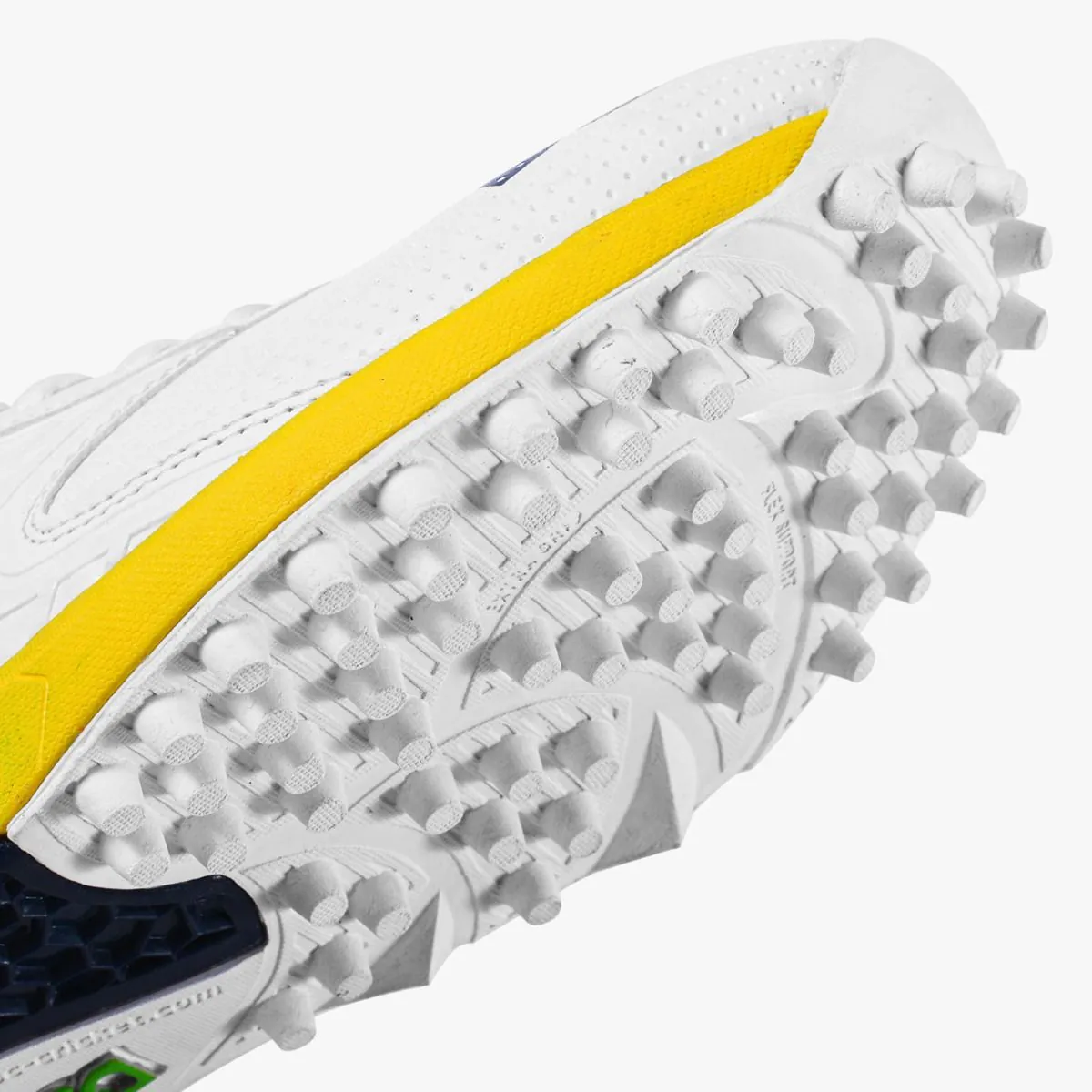 DSC Jaffa GT Cricket Shoes (Green/Yellow/White) - Image 5