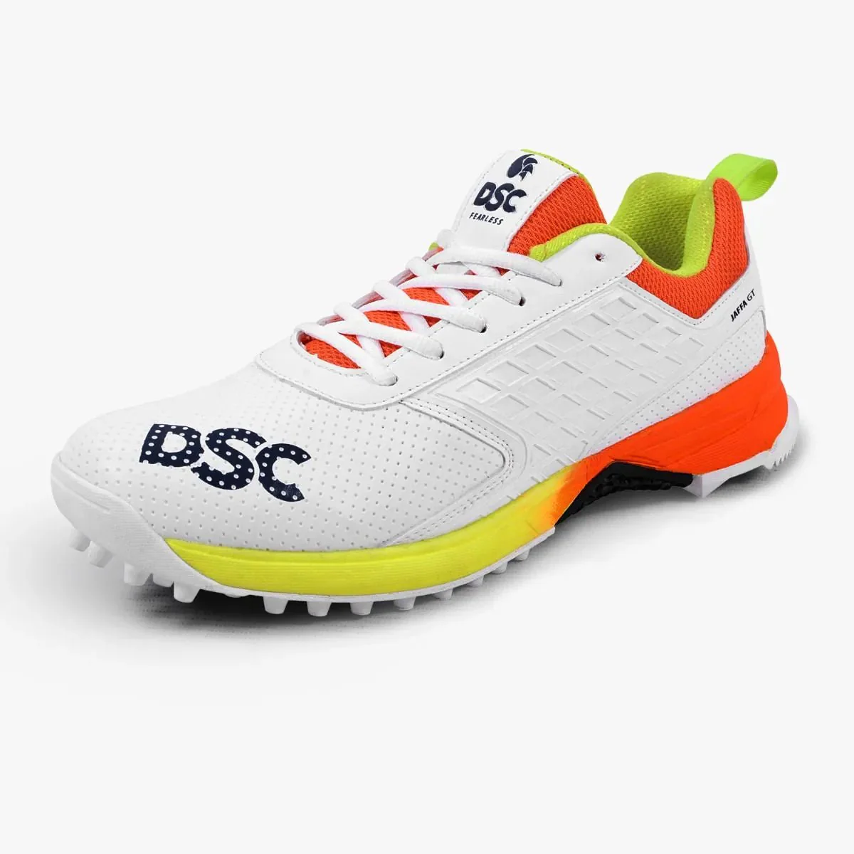 DSC Jaffa GT Cricket Shoes (Orange/Yellow/White) - Image 5