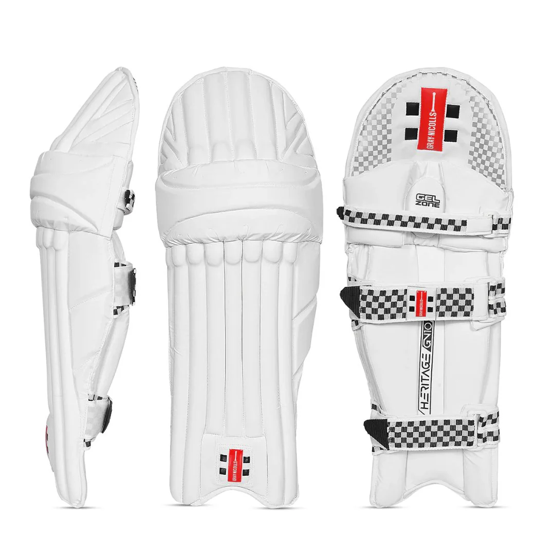 Gray Nicolls Heritage GN10 Cricket Batting Leg guards 2024-25 (best from GN) - Adults