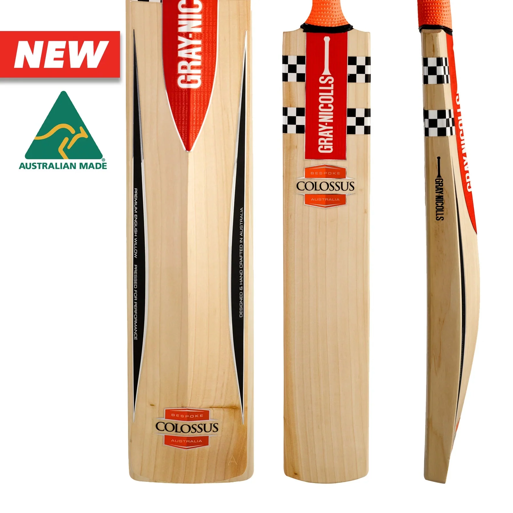 Gray Nicolls Colossus English Willow Cricket Bat  2025-26 Edition - For Power Hitters