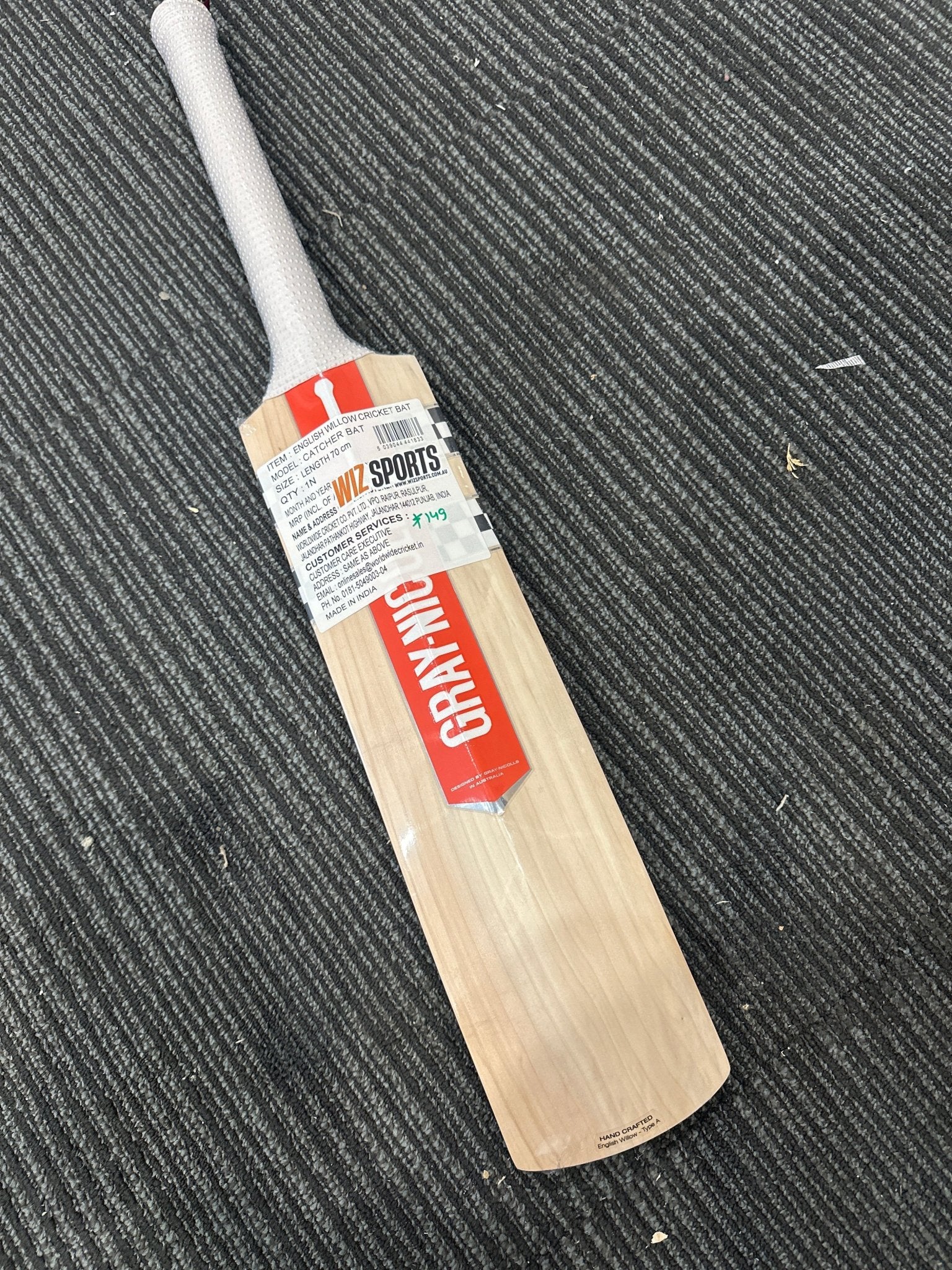 Gray-Nicolls English Willow Cloud Catch Bat - Image 2