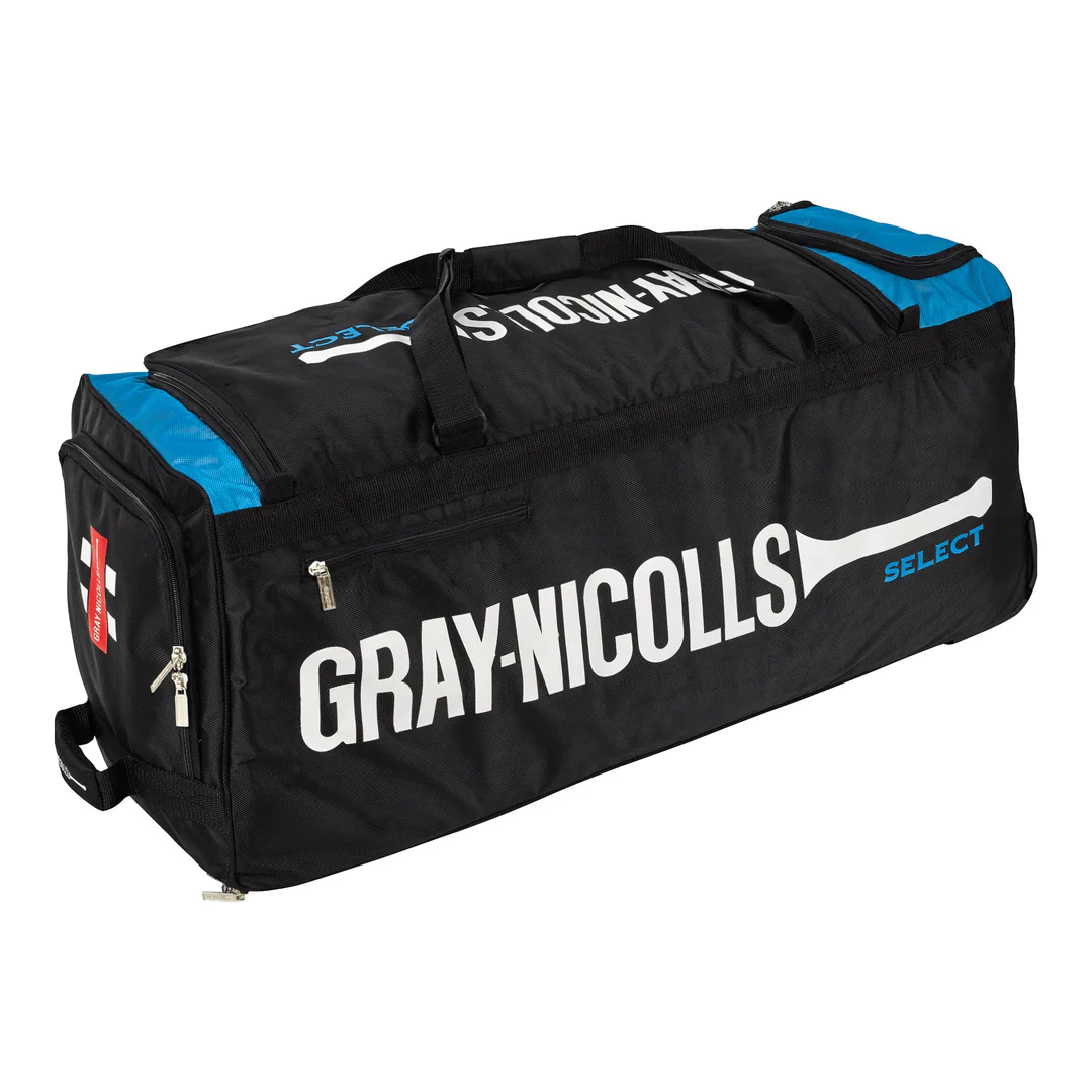Gray-Nicolls Select Wheel Cricket Bag – Spacious Cricket Kit Bag with Wheels