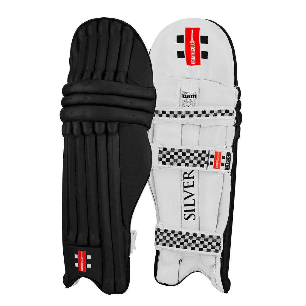 Gray Nicolls Silver Batting Leg Guards/Pads - 2025-26 edition - Image 3