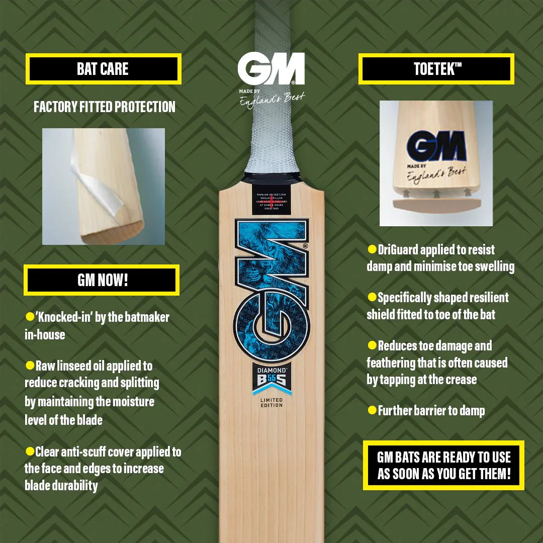 Gunn & Moore Matt Short Players Edition EW Cricket Bat – Senior - Image 11