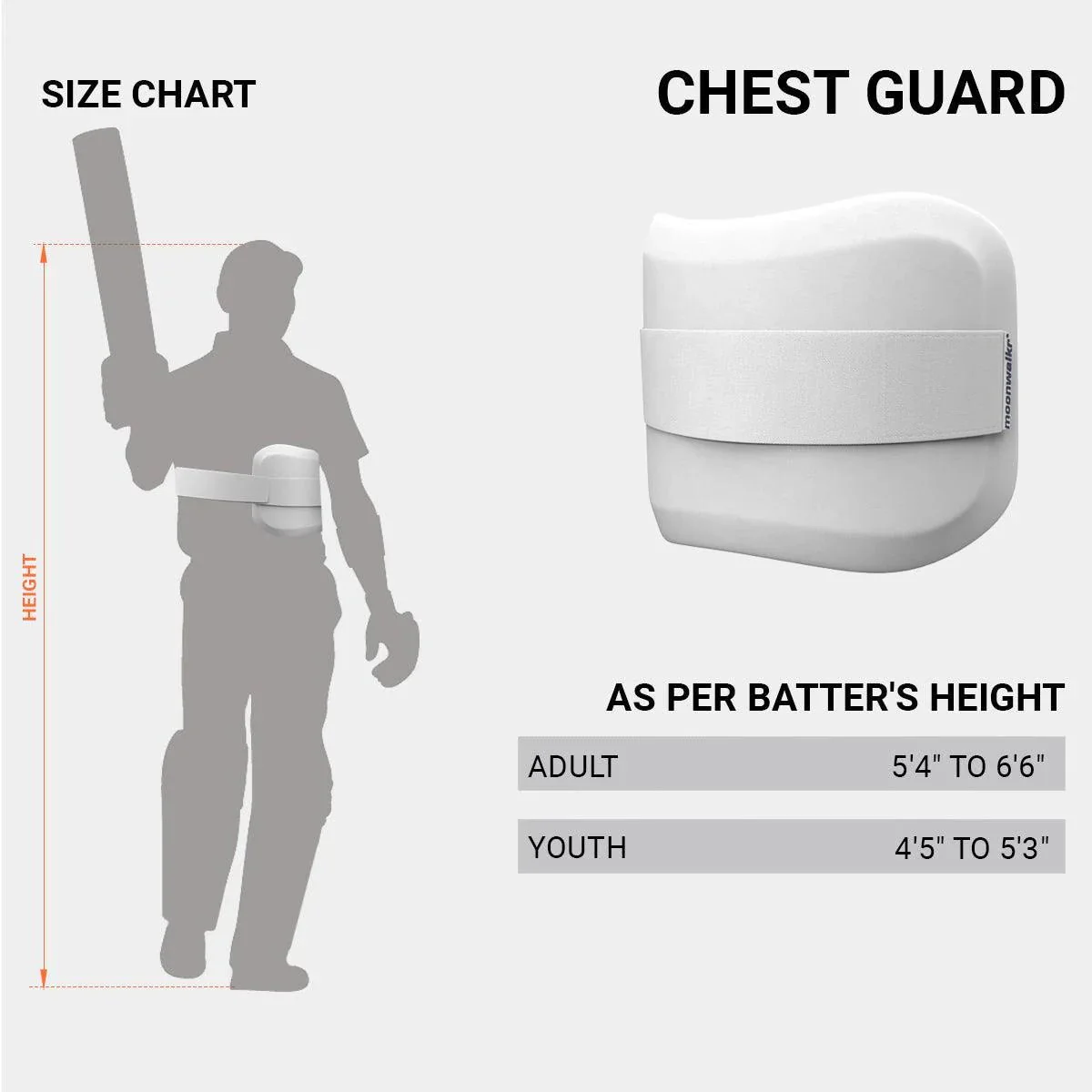 Moonwalkr Cricket Batting Chest Guard - Image 22