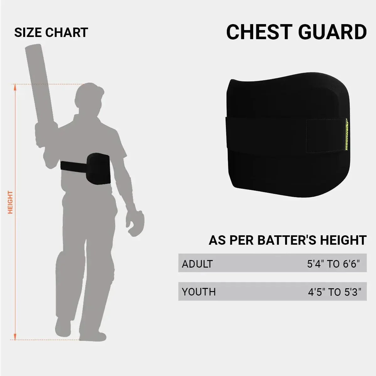 Moonwalkr Cricket Batting Chest Guard - Image 5