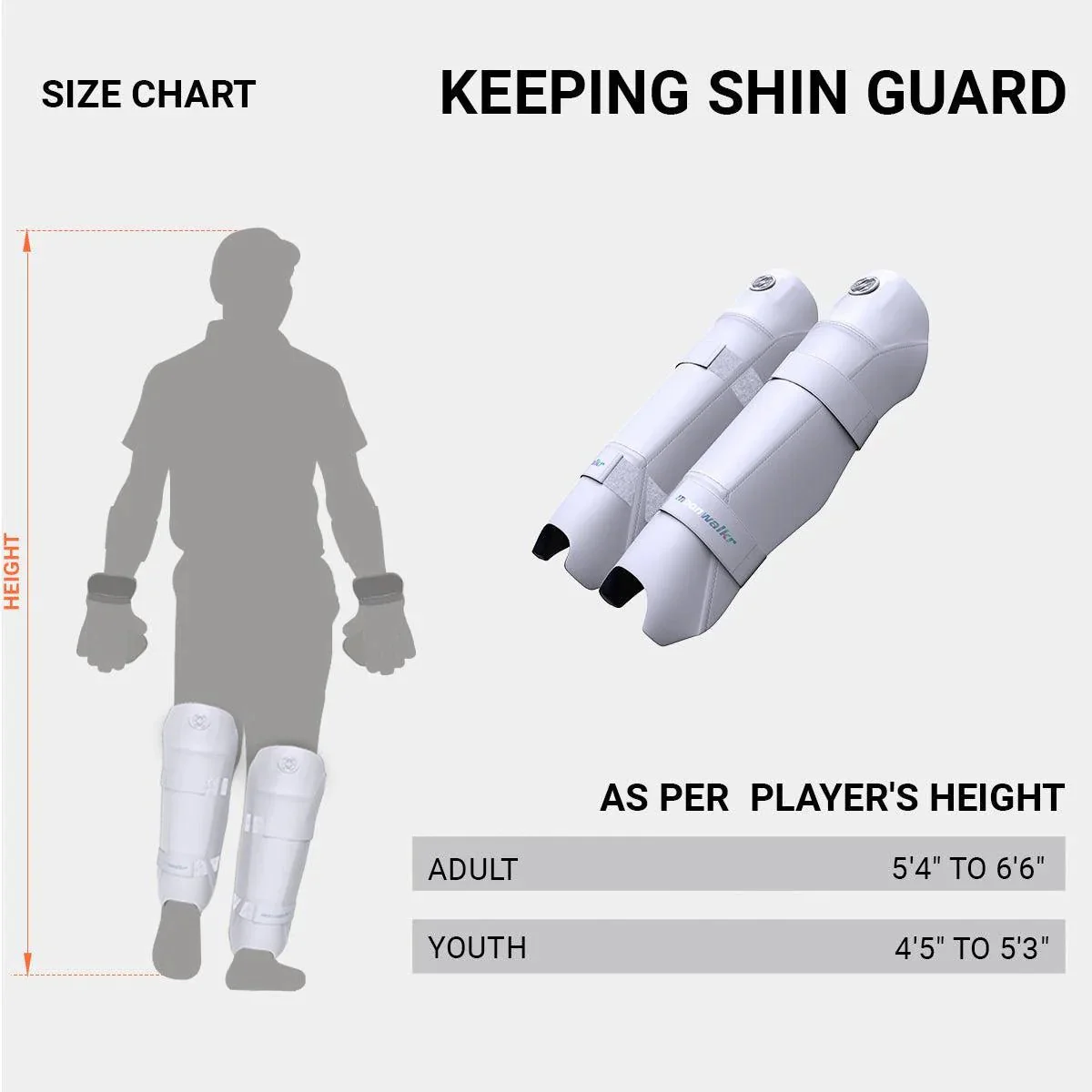MOONWALKR 2.0 SHIN Guards - Wicket Keeping Pads (2025 Edition) - Image 15