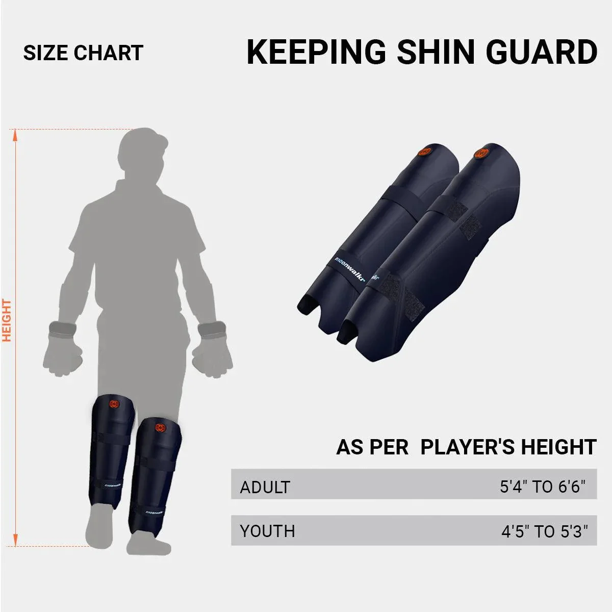 MOONWALKR 2.0 SHIN Guards - Wicket Keeping Pads (2025 Edition) - Image 9
