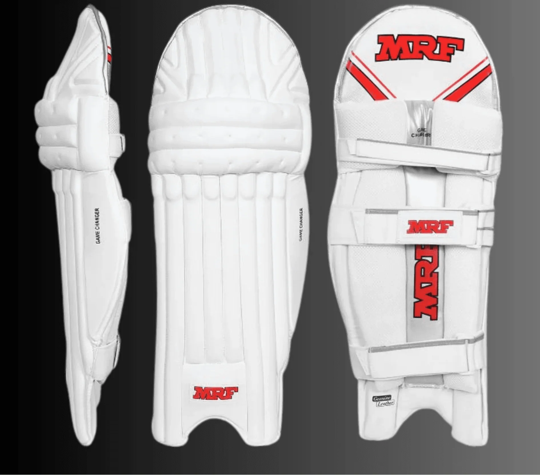 MRF Game Changer Batting Leg Guard - SENIOR