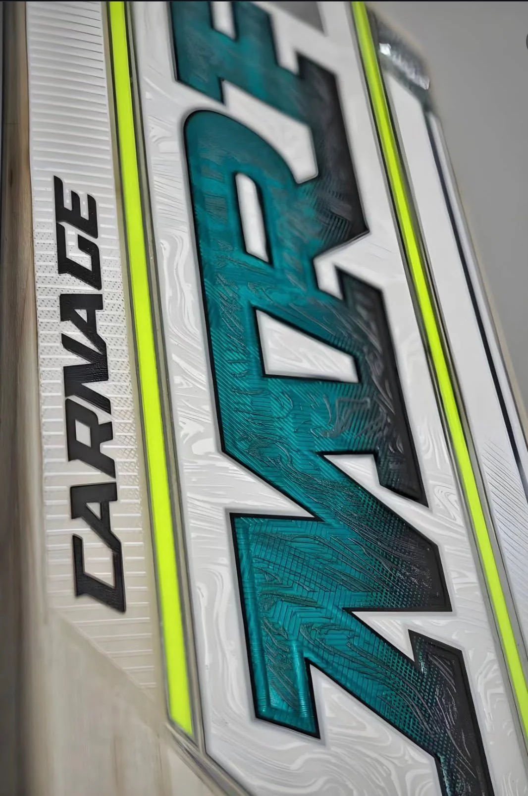 MRF Gill 77 Carnage Senior English Willow Cricket Bat – 2025 Edition - Image 2