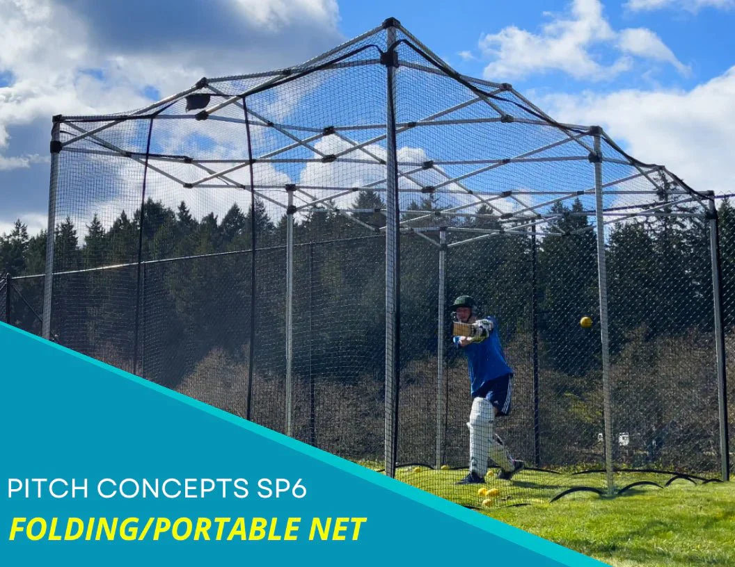 Pitch Concepts SP6 Folding/Portable Cricket Batting Net/Backyard Cricket Net - Image 6