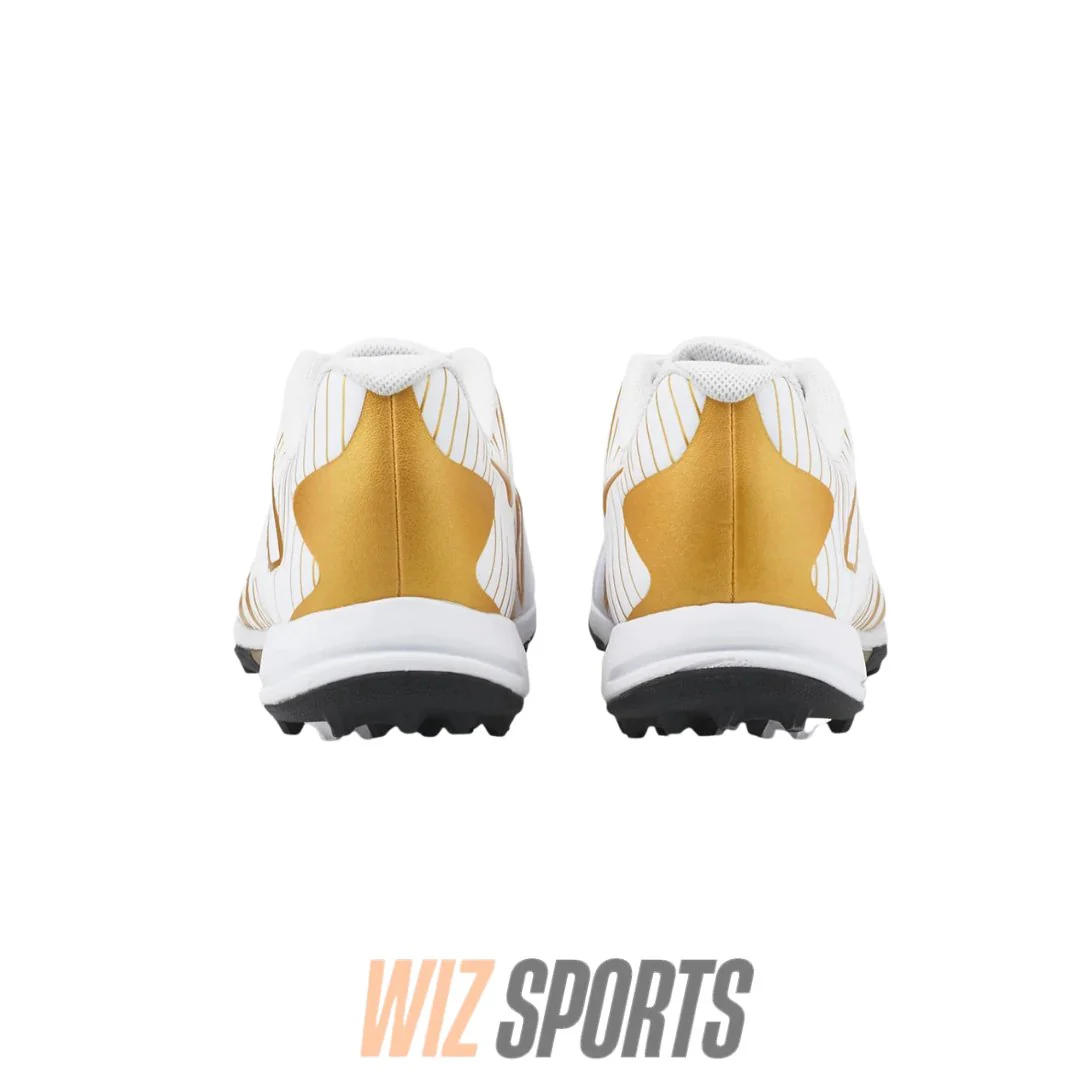PUMA 22 FH White Gold Rubber Men's Cricket Shoes - Image 5