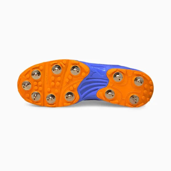 Puma 19.2 Spike Bluemazing- Orange Glow Cricket Shoes - Image 5