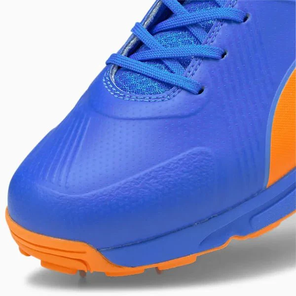 Puma 19.2 Spike Bluemazing- Orange Glow Cricket Shoes - Image 6