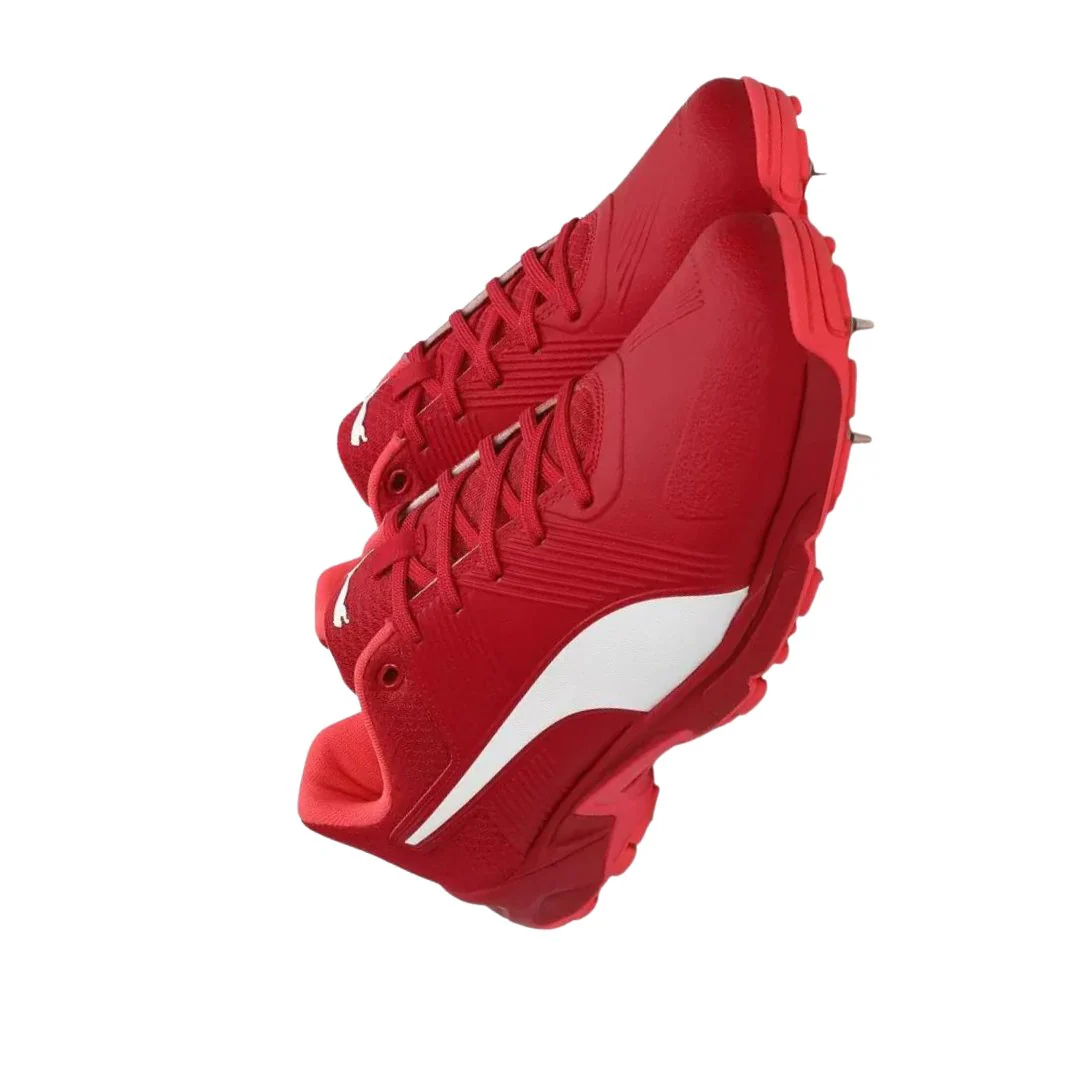 Puma Spike 19.2 Red Cricket Shoes For Men - Image 2