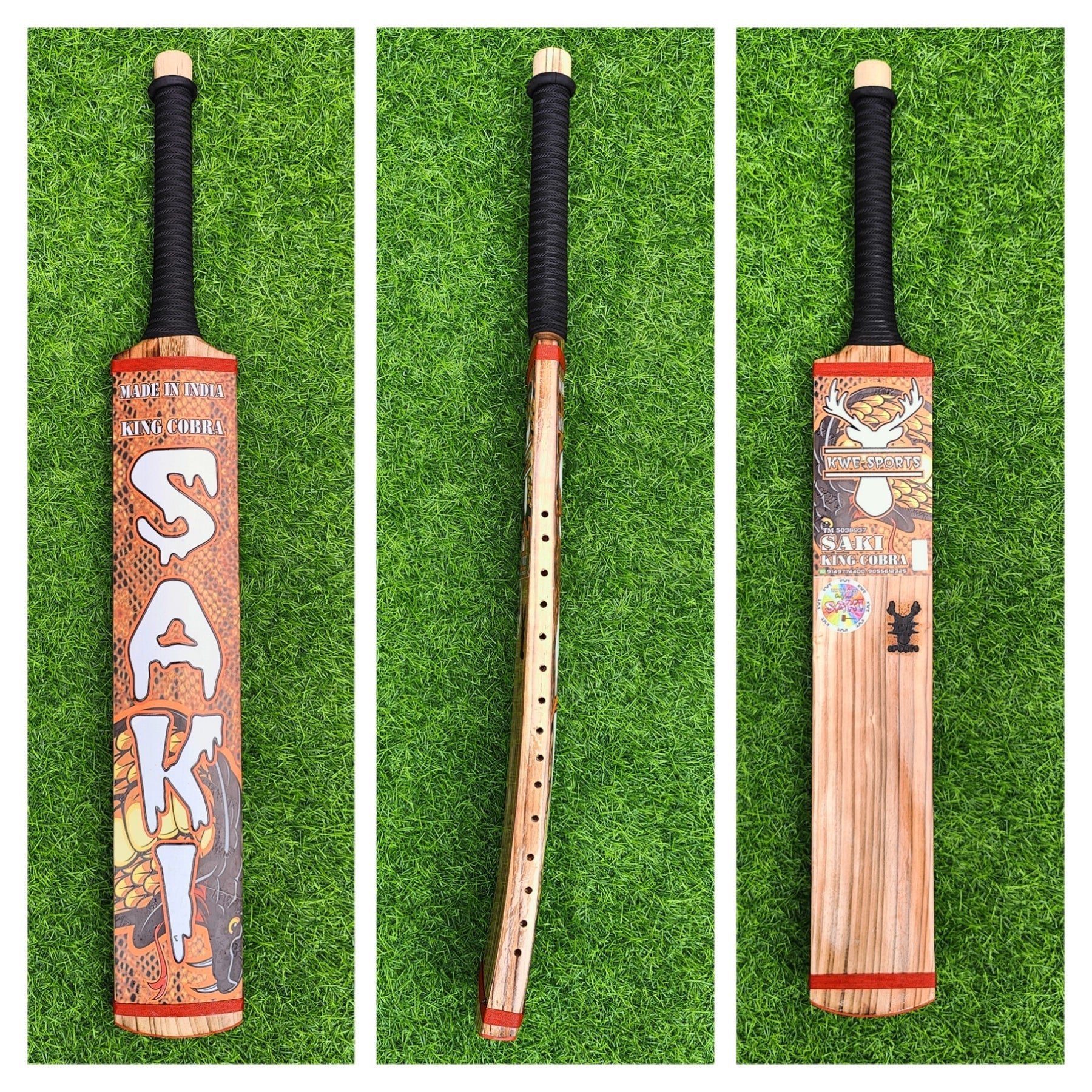 Saki King Cobra – Burn Edition | Hard Tennis Bat for Elite Power Play