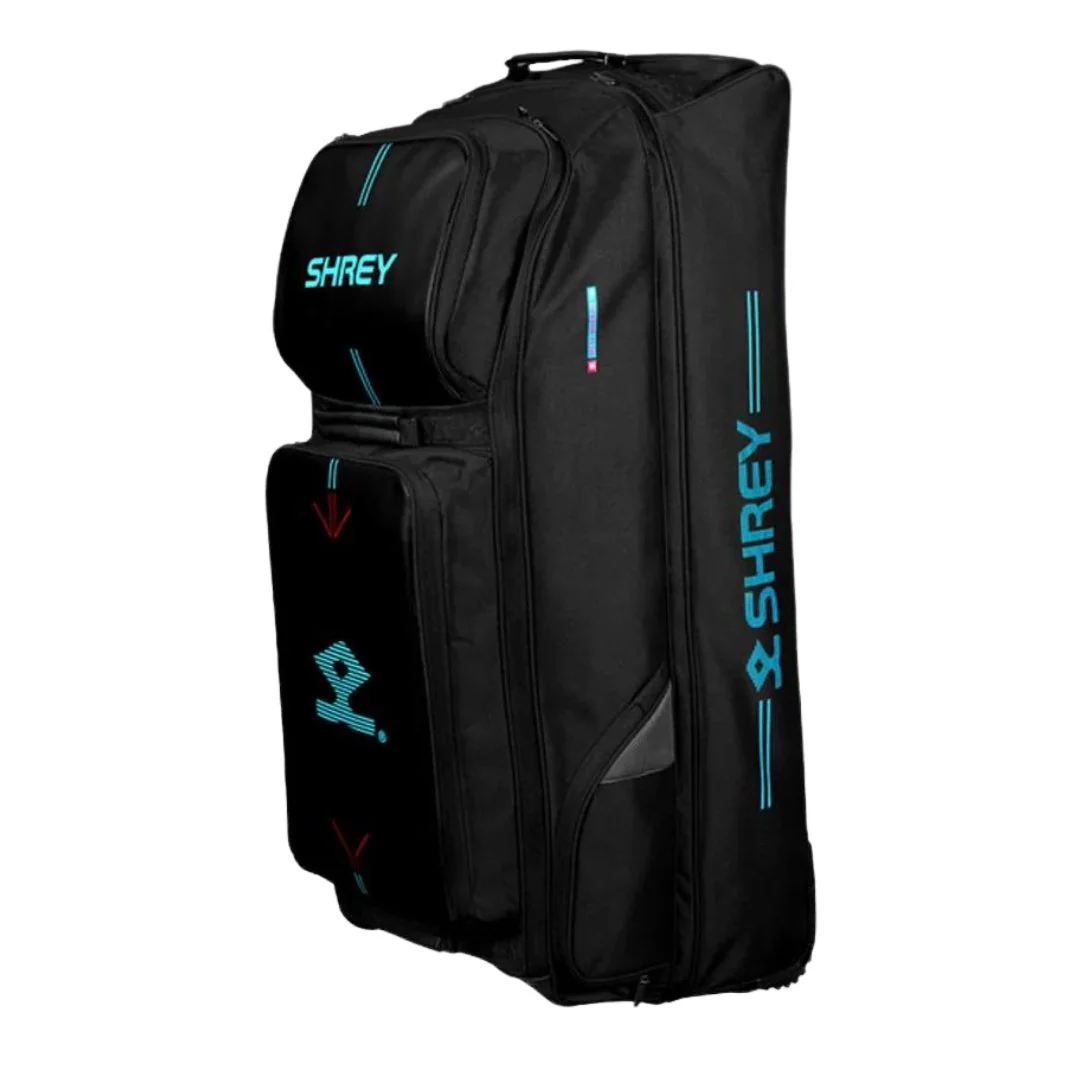 Shrey Meta 150 Wheelie Cricket Bag - Big Wheelie Organised bag for Pro Cricketers - Image 3
