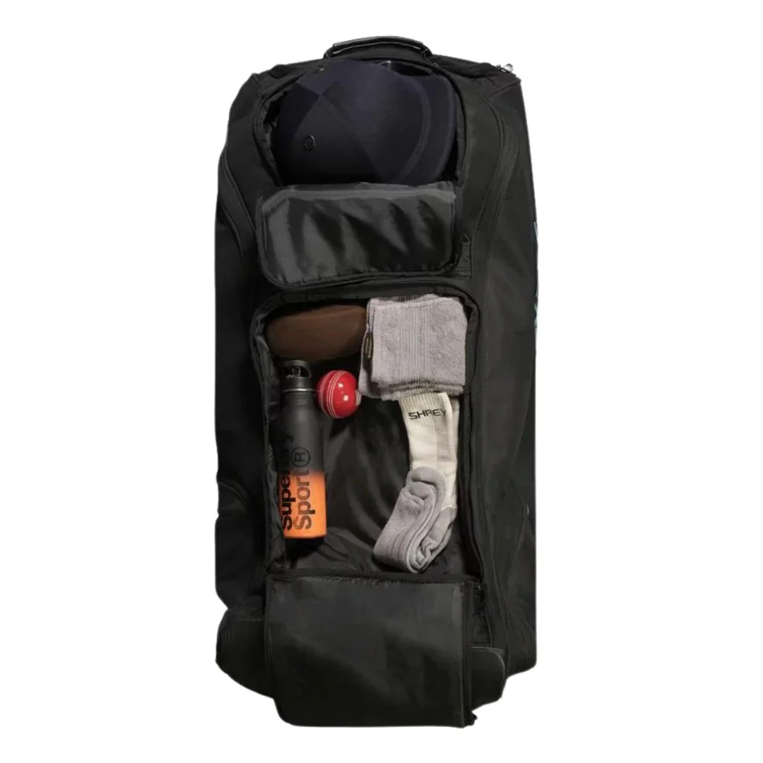 Shrey Meta 150 Wheelie Cricket Bag - Big Wheelie Organised bag for Pro Cricketers - Image 4