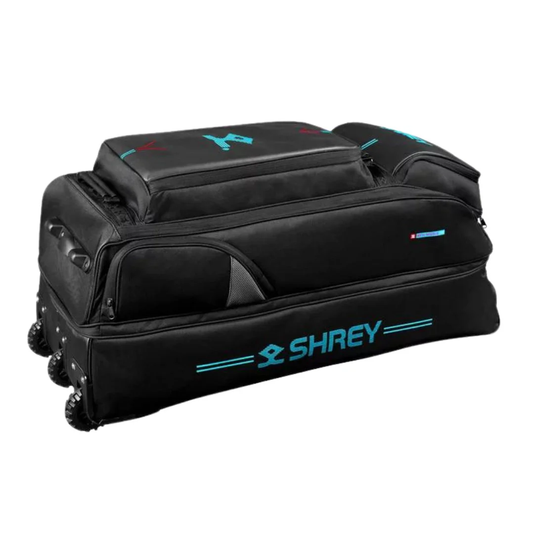Shrey Meta 150 Wheelie Cricket Bag - Big Wheelie Organised bag for Pro Cricketers - Image 5