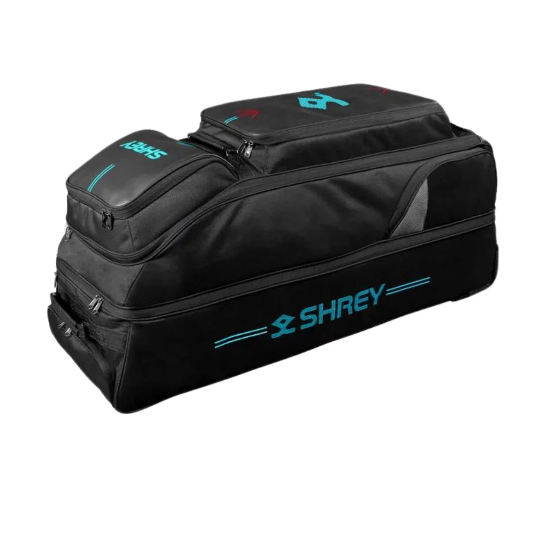 Shrey Meta 150 Wheelie Cricket Bag - Big Wheelie Organised bag for Pro Cricketers - Image 7