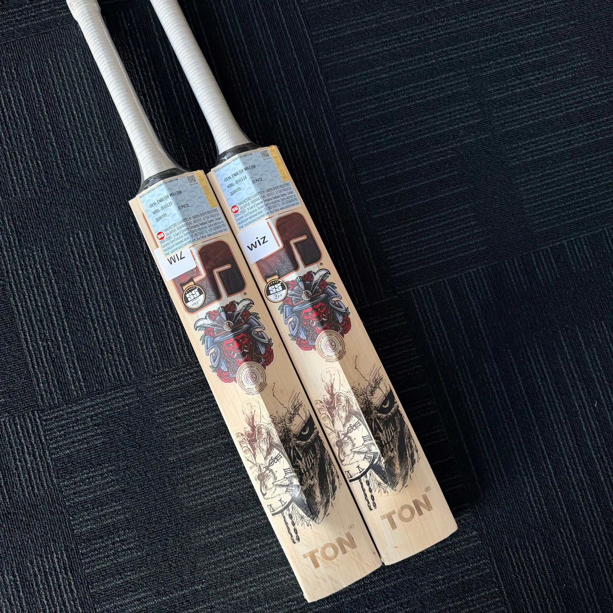 SS Devils RED PRO 2.0 Grade 1 English Willow Cricket Bat - The Best for power hitting - Image 4