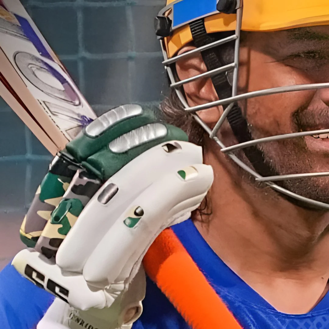 SS Dhoni Players Batting Gloves 2024 Edition - Seniors - Image 3