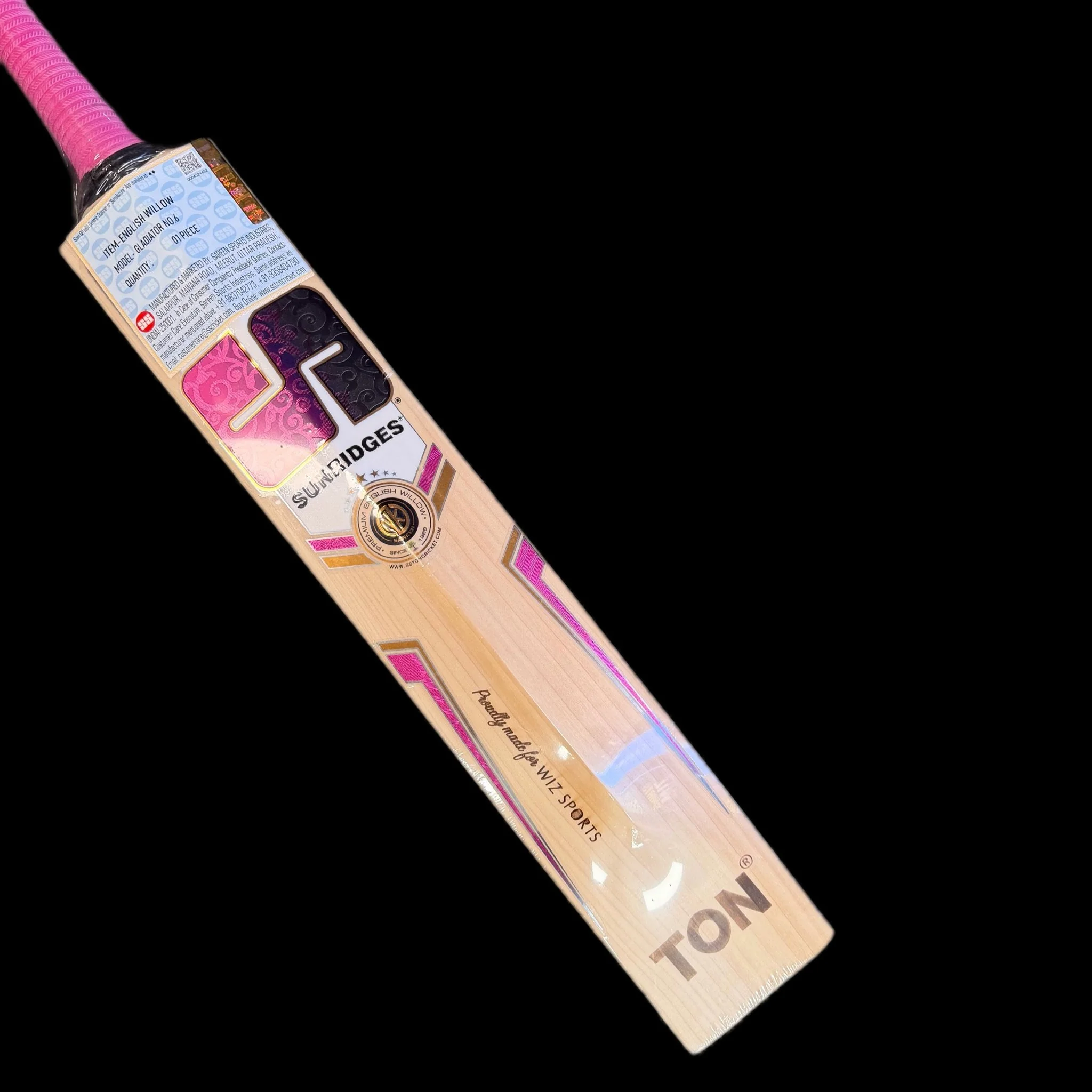 SS Gladiator Players Grade 2025 Edition English Willow Cricket Bat - Junior - Image 5