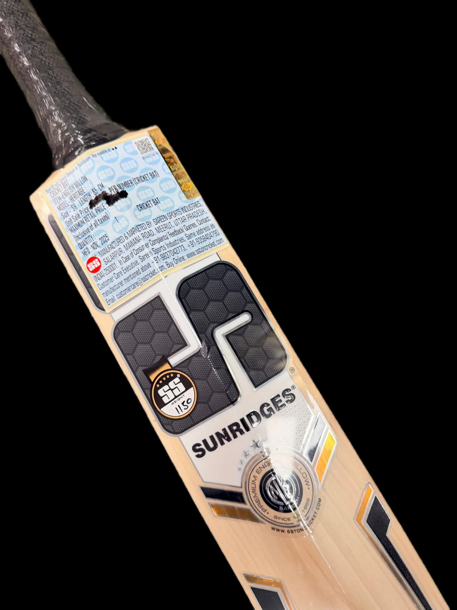 SS Heritage Grade 2 English Willow Cricket Bat SH ( Pre Order 19 Dec ) - Image 4