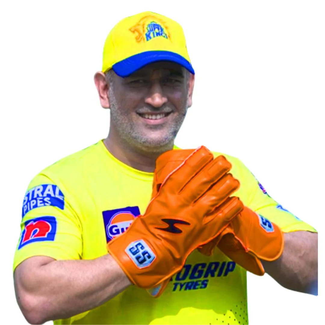 SS MS DHONI Players Wicket Keeping Gloves - Seniors - Image 3