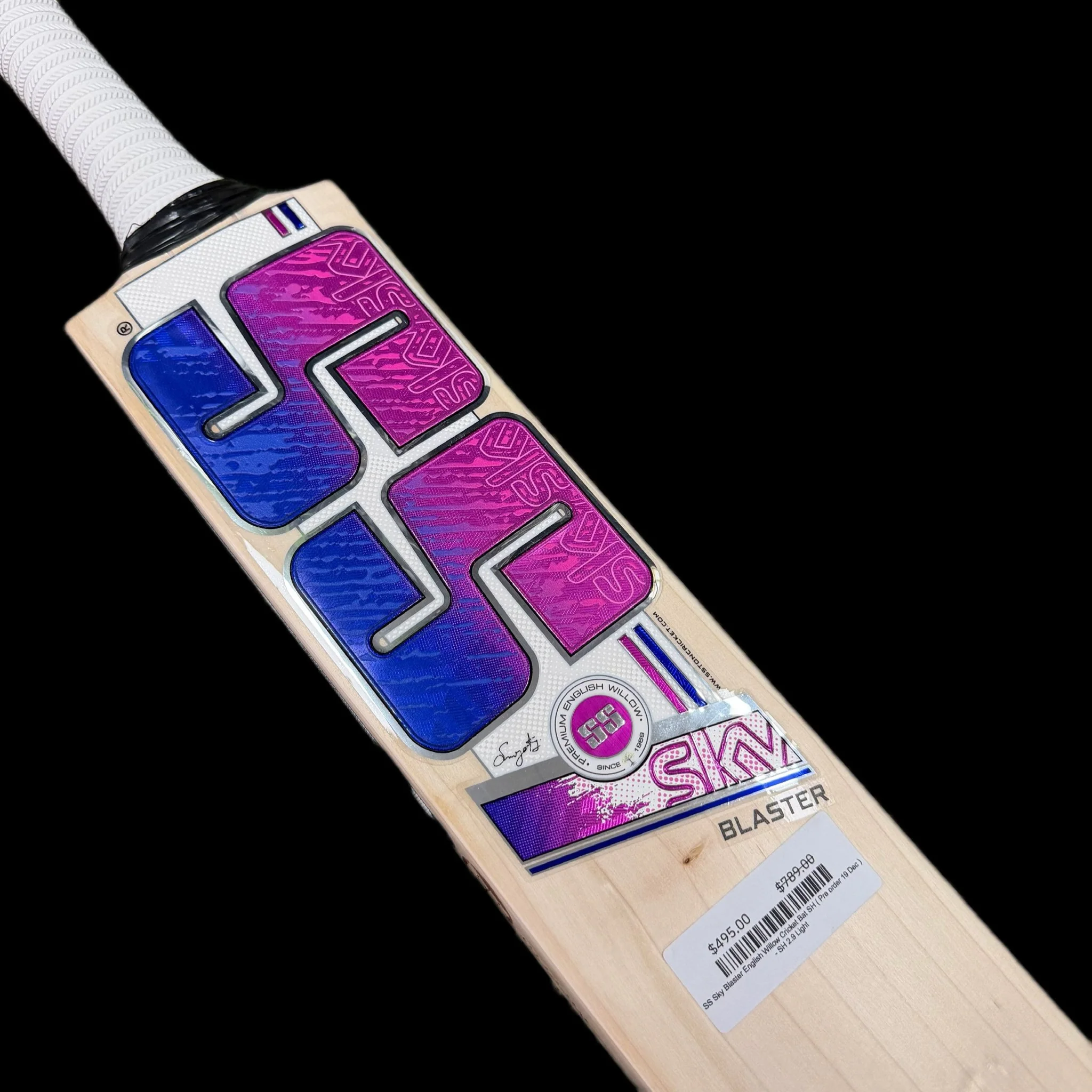 SS Sky Blaster English Willow Cricket Bat SH ( Pre order 19 Dec )