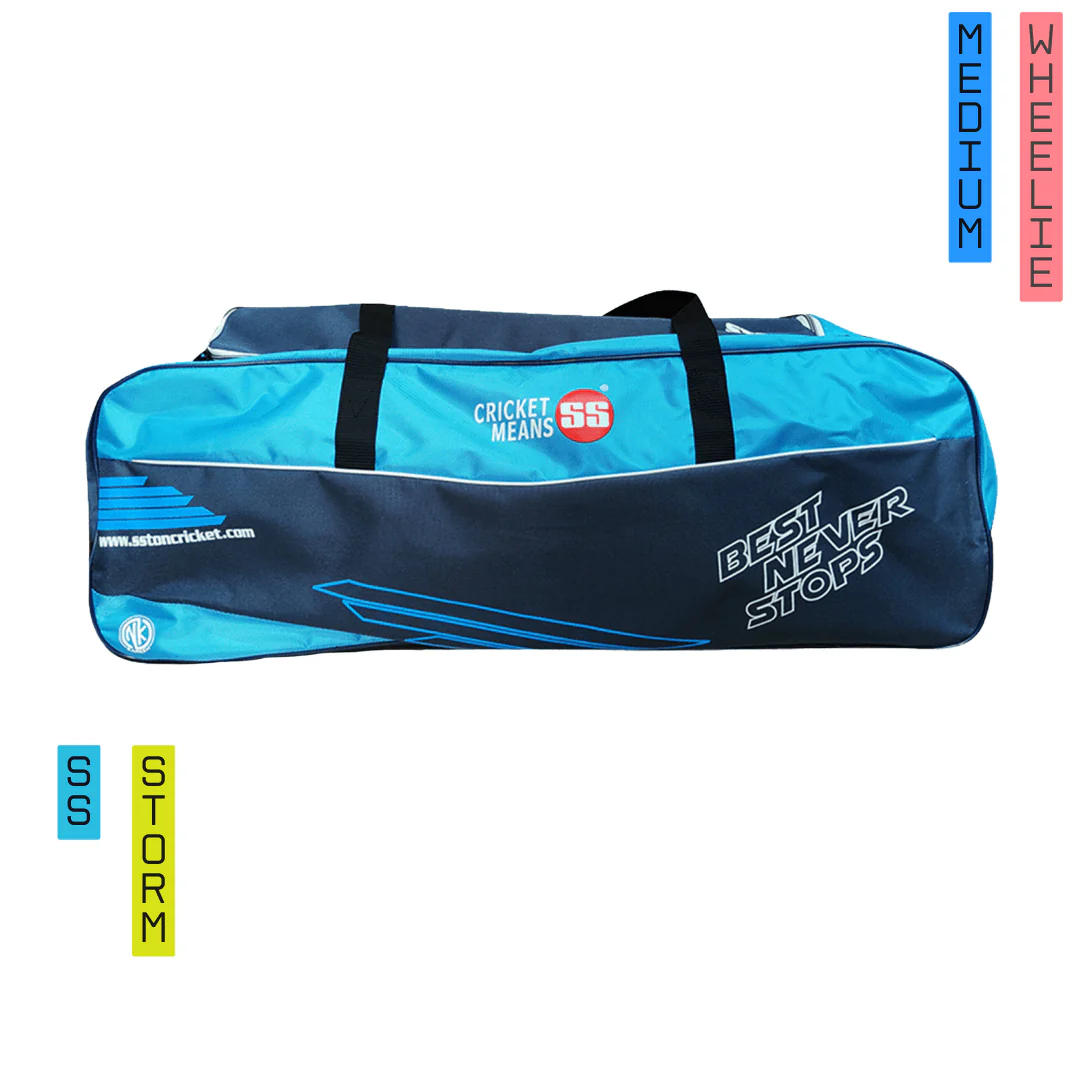 SS Storm Wheelie Cricket Kit Bag (Medium Size)