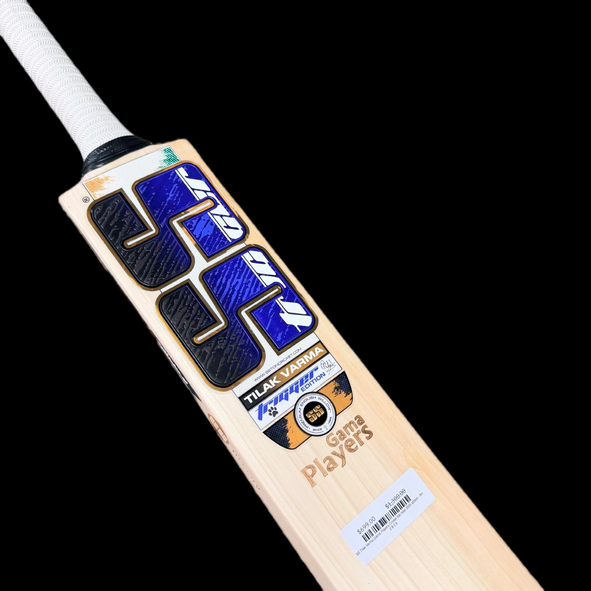 SS Tilak Verma Gama Players Cricket Bat New 2026 edition
