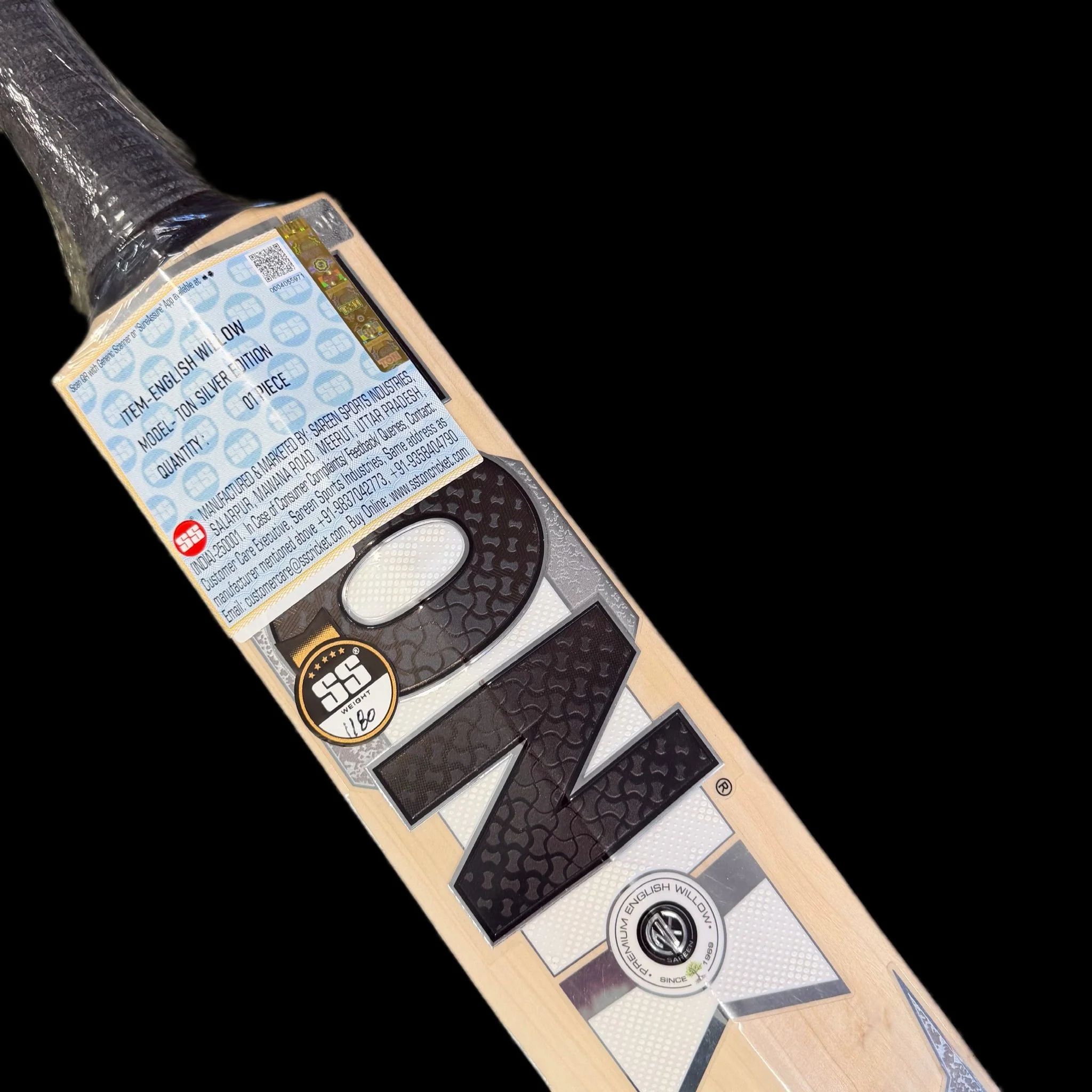 SS TON Silver Edition English Willow Cricket Bat - 2025 edition - SH - Image 4