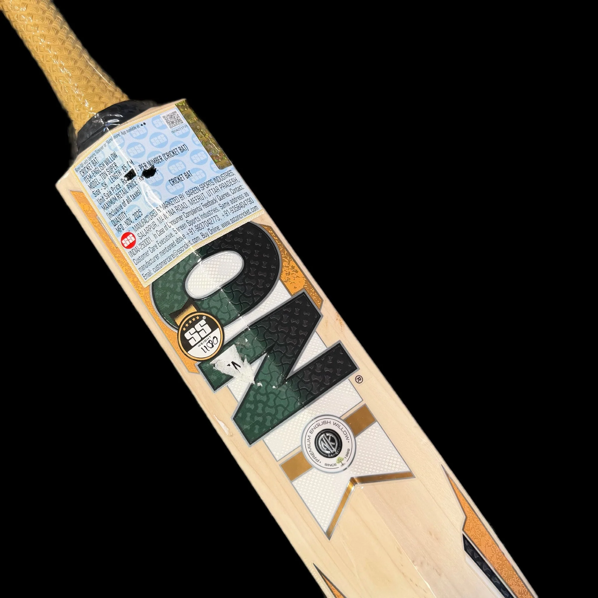 SS TON Super English Willow Cricket Bat - 2025 edition - SH (Pre Order 19 Dec ) - Image 4