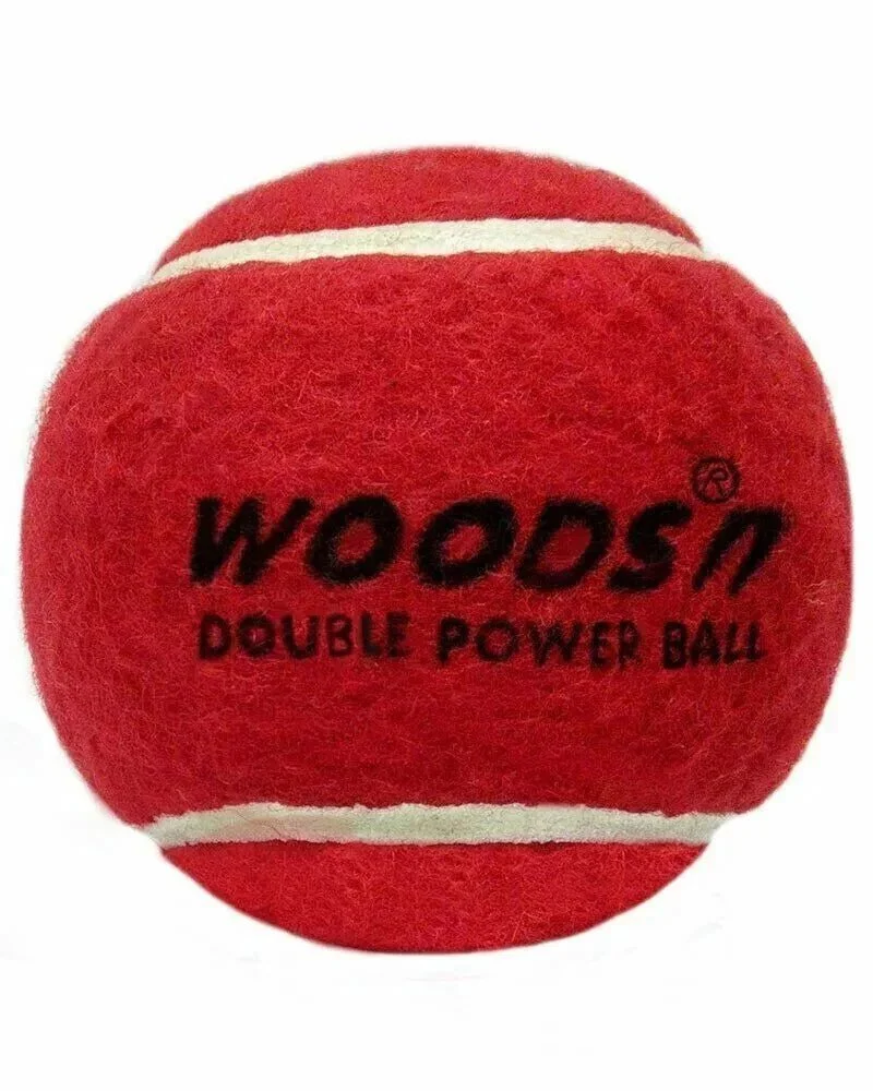 Woods Double Power Cricket Tennis Balls – Hard, Heavy